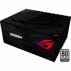 Ab 750 Watt ASUS ROG Thor 1200P 1200W, PC-Netzteil (schwarz, Mit Aura-Sync Und Einem OLED-Display, 1200 Watt)