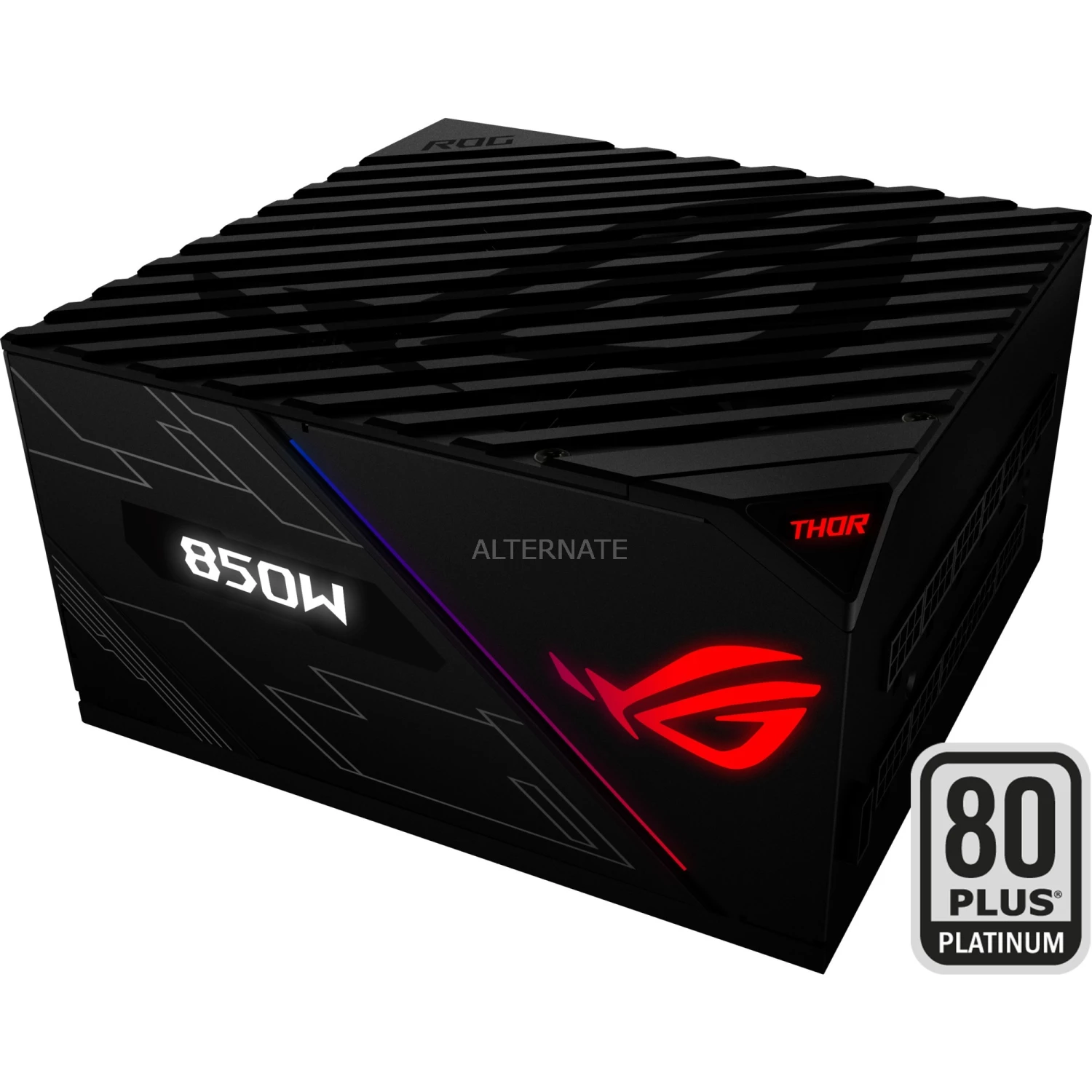 Ab 750 Watt ASUS ROG Thor 850P 850W, PC-Netzteil (schwarz, Mit Aura-Sync Und Einem OLED-Display, 850 Watt) 3 Ab 750 Watt ASUS ROG Thor 850P 850W, PC-Netzteil (schwarz, Mit Aura-Sync Und Einem OLED-Display, 850 Watt)