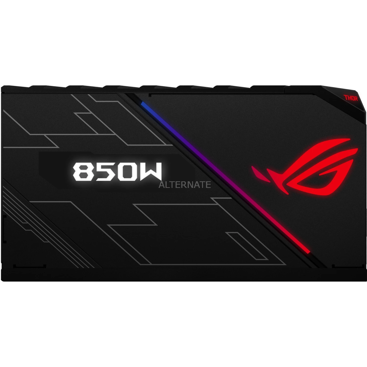Ab 750 Watt ASUS ROG Thor 850P 850W, PC-Netzteil (schwarz, Mit Aura-Sync Und Einem OLED-Display, 850 Watt) 4 Ab 750 Watt ASUS ROG Thor 850P 850W, PC-Netzteil (schwarz, Mit Aura-Sync Und Einem OLED-Display, 850 Watt) – Bild 2