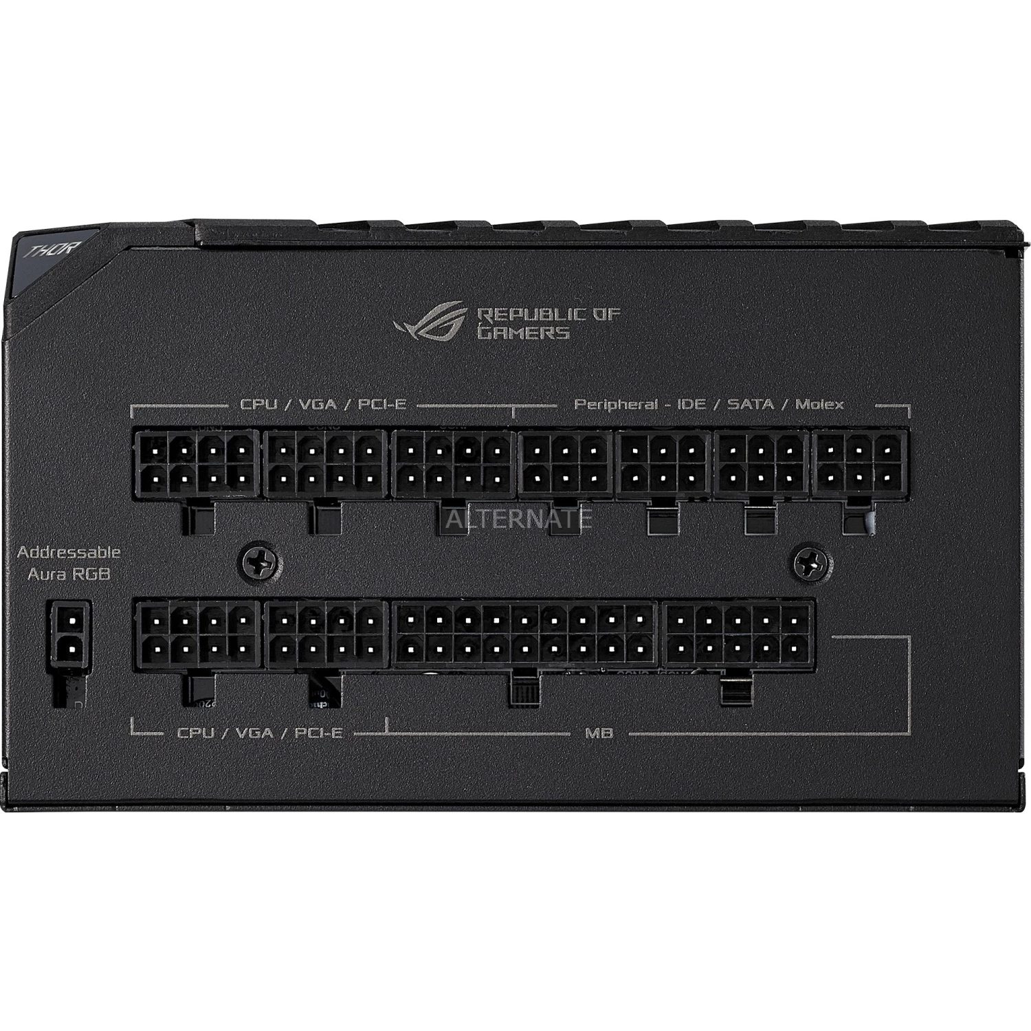 Ab 750 Watt ASUS ROG Thor 850P 850W, PC-Netzteil (schwarz, Mit Aura-Sync Und Einem OLED-Display, 850 Watt) 5 Ab 750 Watt ASUS ROG Thor 850P 850W, PC-Netzteil (schwarz, Mit Aura-Sync Und Einem OLED-Display, 850 Watt) – Bild 3