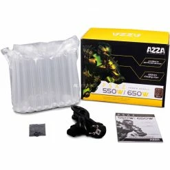 Ab 500 Watt AZZA PSAZ-650W 650W, PC-Netzteil (schwarz, 2x PCIe, 650 Watt) -Angebote Netzteile Store AZZA PSAZ 650W 650W PC Netzteil@@tn6600 3