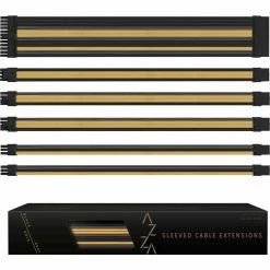 Gesleevte Kabelsets AZZA Sleeved Cable Extensions, Kabelmanagement (schwarz/gold) 7 Gesleevte Kabelsets AZZA Sleeved Cable Extensions, Kabelmanagement (schwarz/gold) -Angebote Netzteile Store AZZA Sleeved Cable Extensions Kabelmanagement@@1863243 2
