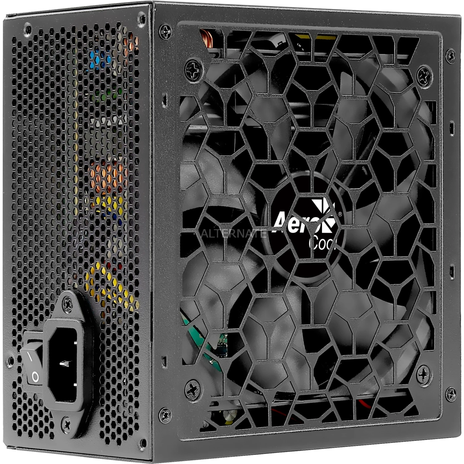 Ab 500 Watt Aerocool AERO 80+ White 500W, PC-Netzteil (schwarz, 2x PCIe, 500 Watt) 5 Ab 500 Watt Aerocool AERO 80+ White 500W, PC-Netzteil (schwarz, 2x PCIe, 500 Watt) – Bild 3
