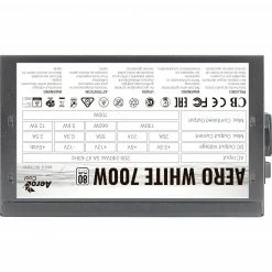 Ab 500 Watt Aerocool AERO 80+ White 700W, PC-Netzteil (schwarz, 4x PCIe, 700 Watt) -Angebote Netzteile Store Aerocool AERO 80 White 700W PC Netzteil@@tn7r00 5