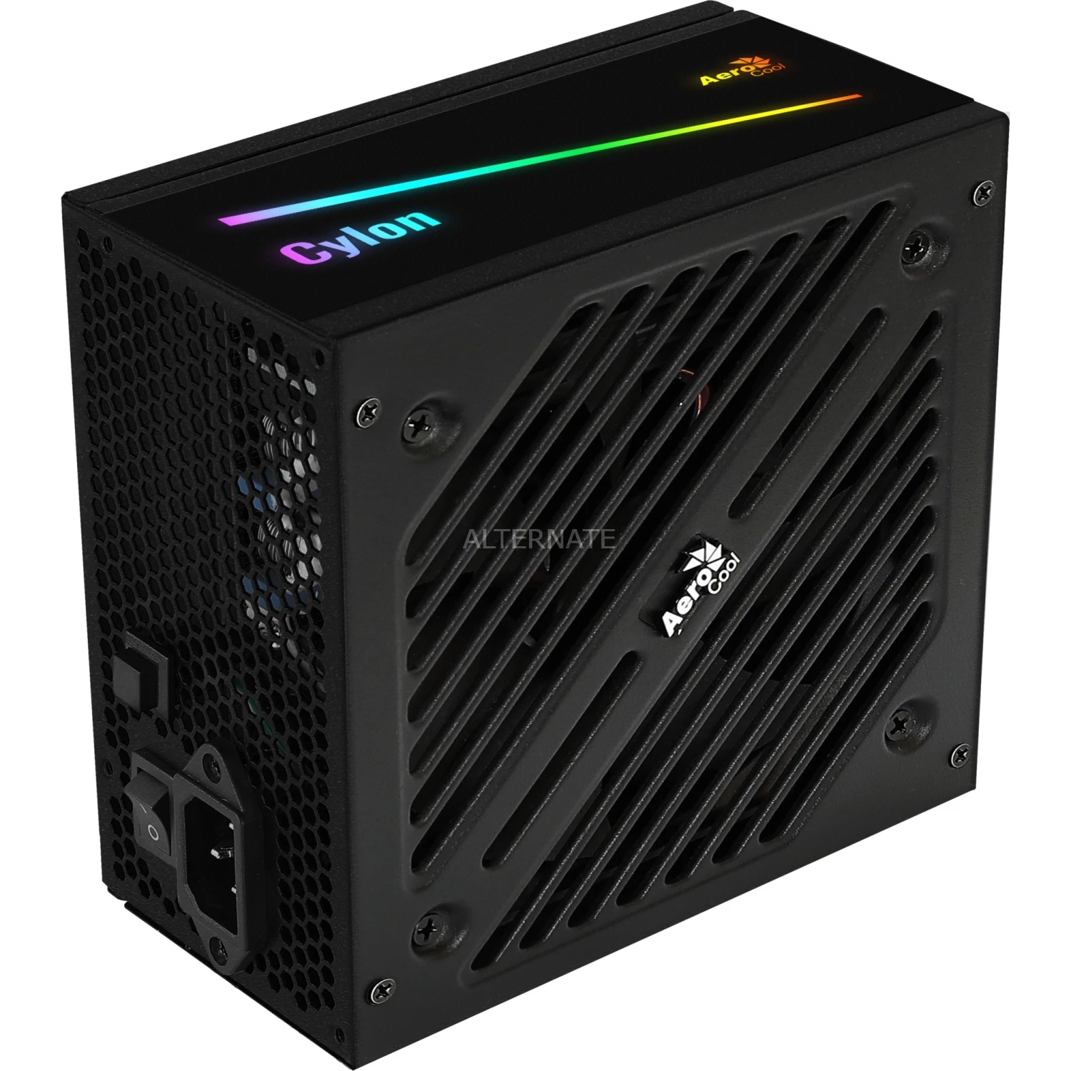 Ab 500 Watt Aerocool Cylon 600W, PC-Netzteil (schwarz, 2x PCIe, 600 Watt) 6 Ab 500 Watt Aerocool Cylon 600W, PC-Netzteil (schwarz, 2x PCIe, 600 Watt) – Bild 4