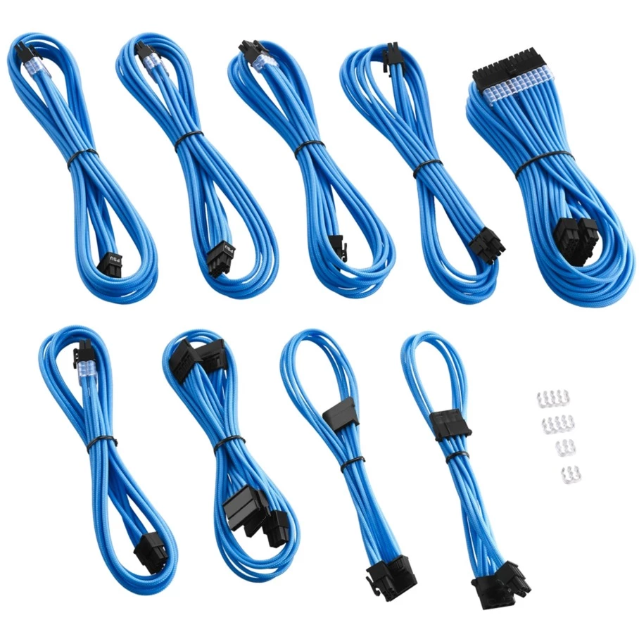 Hardware Cablemod PRO ModMesh RT-Series Cable Kit, Kabelmanagement (hellblau, 13-teilig) 3 Hardware Cablemod PRO ModMesh RT-Series Cable Kit, Kabelmanagement (hellblau, 13-teilig)