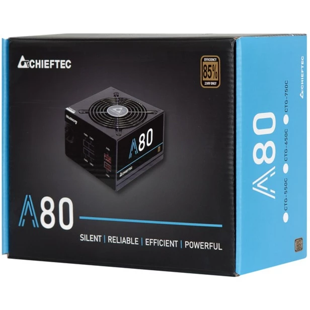 Ab 500 Watt Chieftec CTG-650C, PC-Netzteil (schwarz, 2x PCIe, Kabel-Management, 650 Watt, Retail) 4 Ab 500 Watt Chieftec CTG-650C, PC-Netzteil (schwarz, 2x PCIe, Kabel-Management, 650 Watt, Retail) – Bild 2