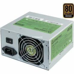 Unter 500 Watt Chieftec PSF-400B, PC-Netzteil (silber, 1x PCIe, 400 Watt)