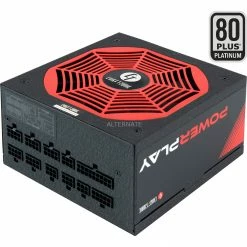 Ab 750 Watt Chieftronic GPU-1050FC, PC-Netzteil (schwarz/rot, 6x PCIe, Kabel-Management, 1050 Watt)