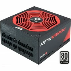 Ab 750 Watt Chieftronic GPU-1200FC, PC-Netzteil (schwarz/rot, 8x PCIe, Kabel-Management, 1200 Watt)