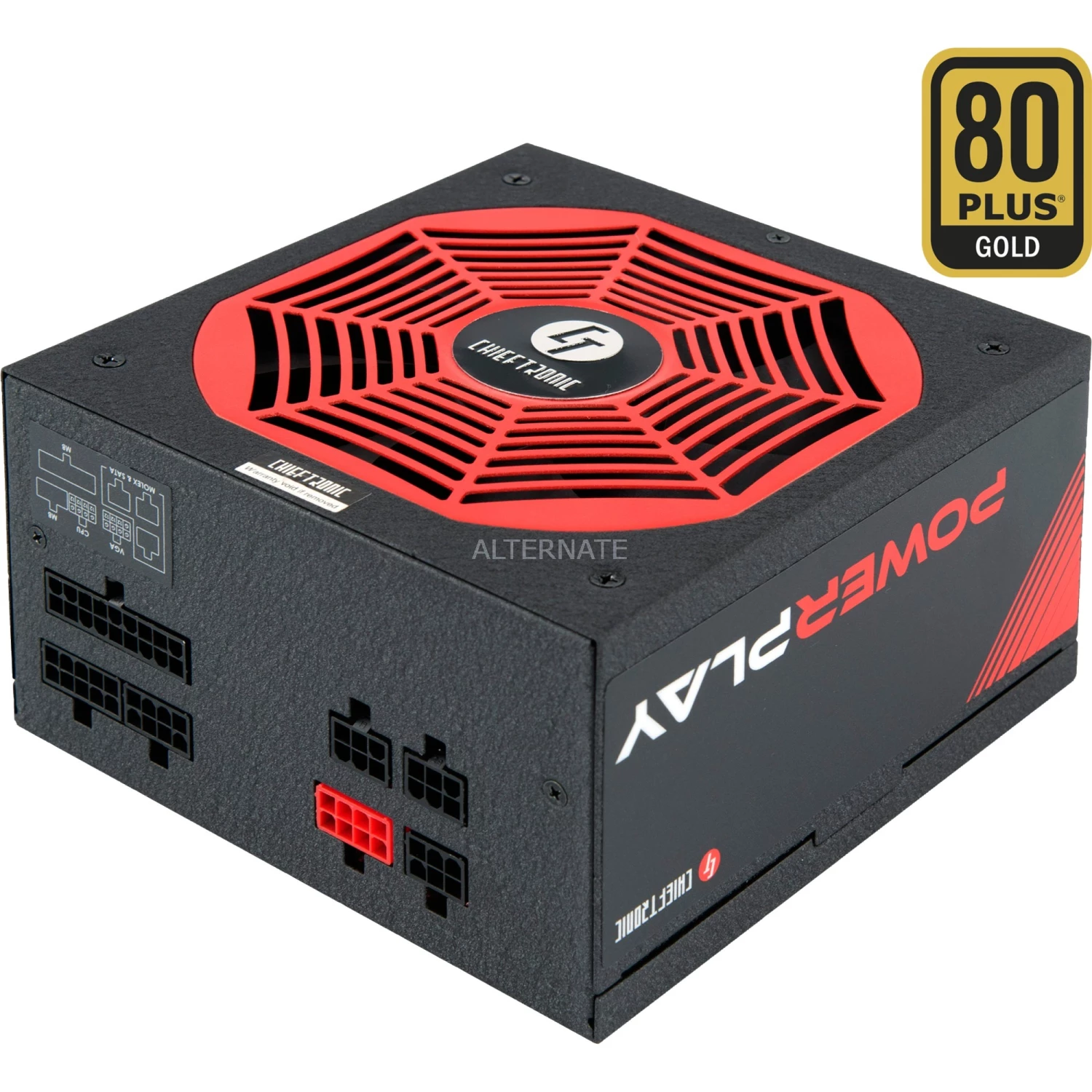 Ab 750 Watt Chieftronic GPU-750FC, PC-Netzteil (schwarz/rot, 4x PCIe, Kabel-Management, 750 Watt) 3 Ab 750 Watt Chieftronic GPU-750FC, PC-Netzteil (schwarz/rot, 4x PCIe, Kabel-Management, 750 Watt)