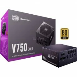 Ab 750 Watt Cooler Master V750 SFX GOLD 750W, PC-Netzteil (schwarz, 4x PCIe, Kabel-Management, 750 Watt)