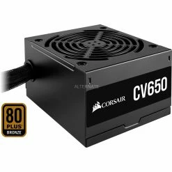 Ab 500 Watt Corsair CV650 650W, PC-Netzteil (schwarz, 2x PCIe, 650 Watt)