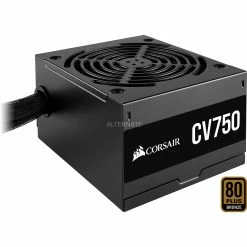 Ab 750 Watt Corsair CV750 750W, PC-Netzteil (schwarz, 2x PCIe, 750 Watt)