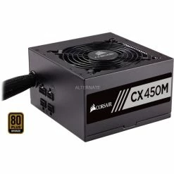 Unter 500 Watt Corsair CX450M 450W, PC-Netzteil (schwarz, 2x PCIe, Kabel-Management, 450 Watt)