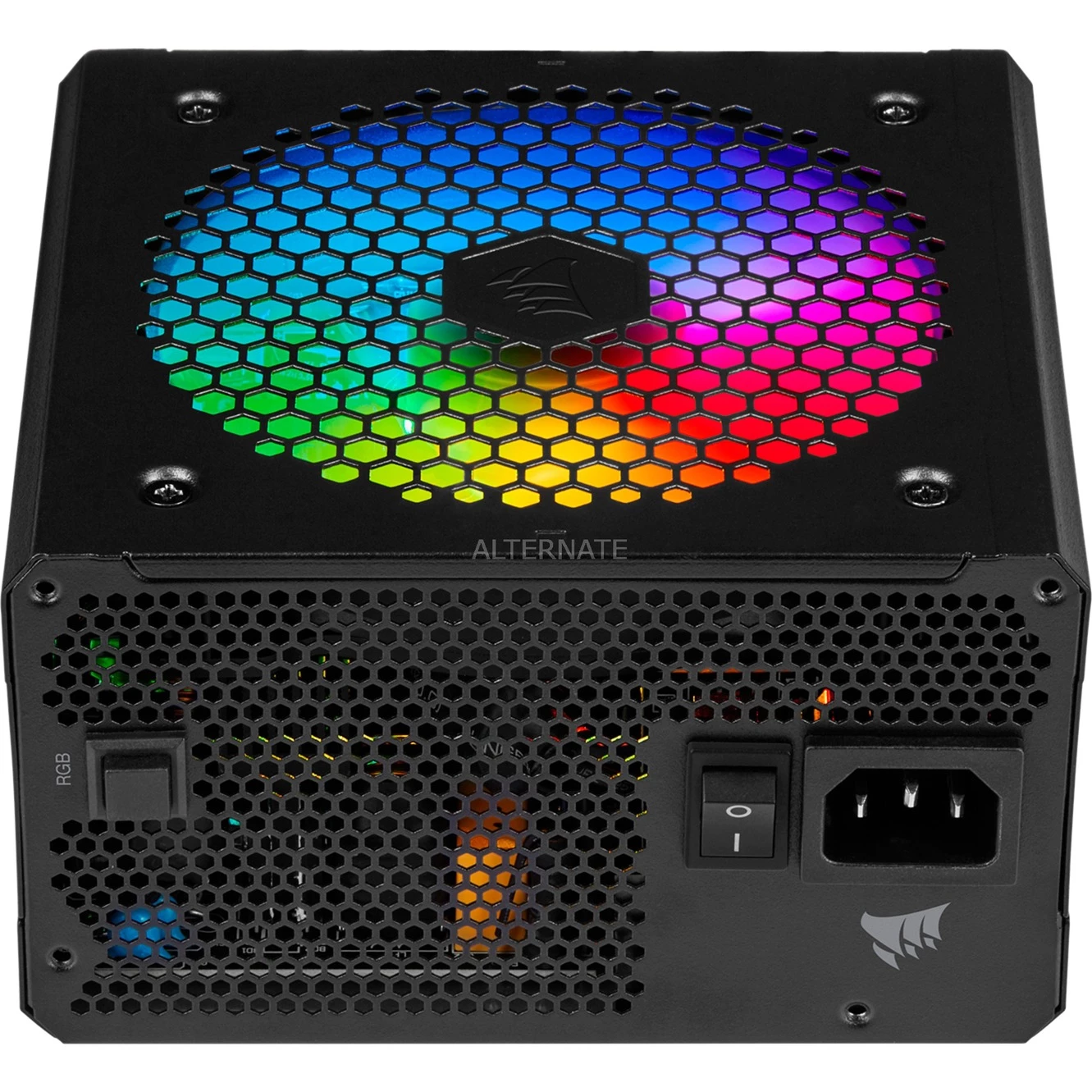Ab 500 Watt Corsair CX550F RGB, PC-Netzteil (schwarz, 2x PCIe, Kabel-Management, 550 Watt) 6 Ab 500 Watt Corsair CX550F RGB, PC-Netzteil (schwarz, 2x PCIe, Kabel-Management, 550 Watt) – Bild 4