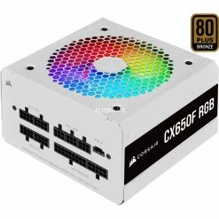 Ab 500 Watt Corsair CX650F RGB, PC-Netzteil (weiß, 4x PCIe, Kabel-Management, 650 Watt)