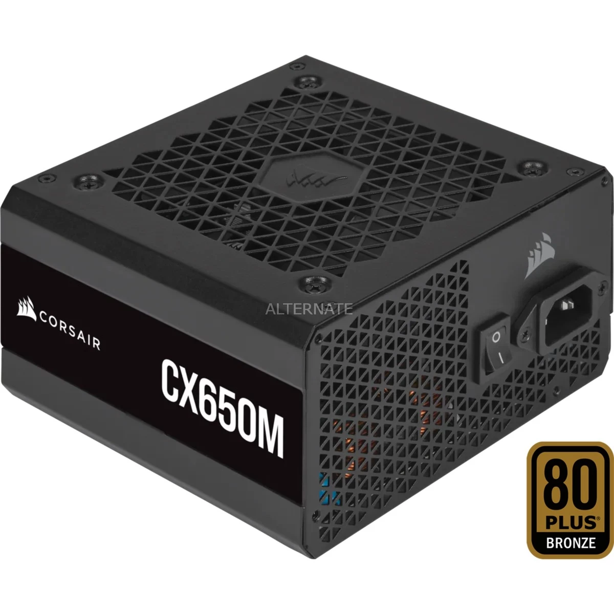 Ab 500 Watt Corsair CX650M 650W, PC-Netzteil (schwarz, 2x PCIe, Kabel-Management, 650 Watt) 3 Ab 500 Watt Corsair CX650M 650W, PC-Netzteil (schwarz, 2x PCIe, Kabel-Management, 650 Watt)