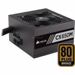 Ab 500 Watt Corsair CX650M, PC-Netzteil (schwarz, 4x PCIe, Kabel-Management, 650 Watt)