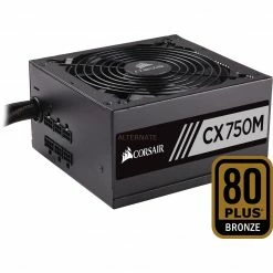 Ab 750 Watt Corsair CX750M, PC-Netzteil (schwarz, 4x PCIe, Kabel-Management, 750 Watt)