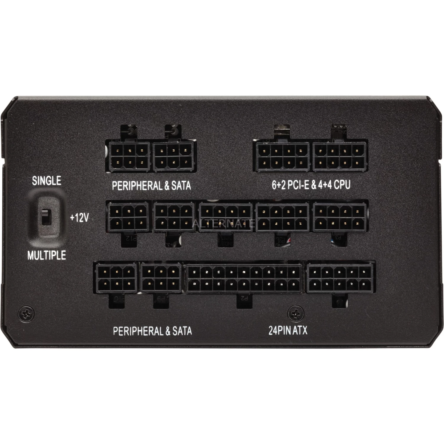 Ab 750 Watt Corsair HX850, PC-Netzteil (schwarz, 6x PCIe, Kabel-Management, 850 Watt) 5 Ab 750 Watt Corsair HX850, PC-Netzteil (schwarz, 6x PCIe, Kabel-Management, 850 Watt) – Bild 3