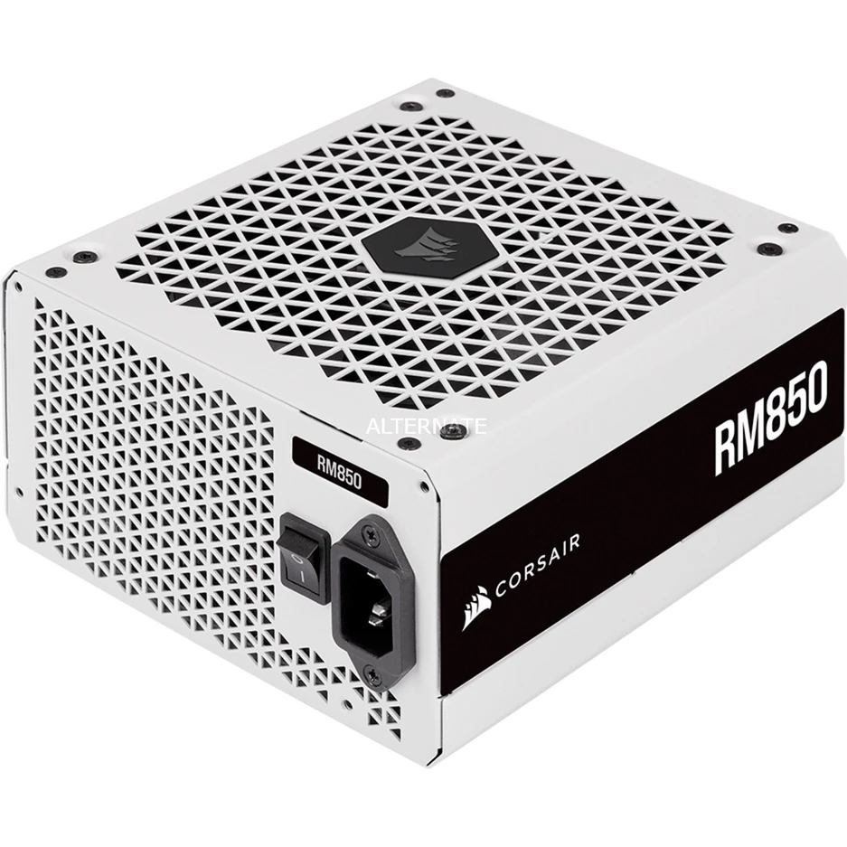 Ab 750 Watt Corsair RM850 White (2021) 850W, PC-Netzteil (weiß, Kabel-Management, 4x PCIe, 850 Watt) – Bild 2