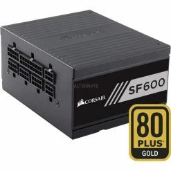 Ab 500 Watt Corsair SF600 600W SFX, PC-Netzteil (schwarz, 2x PCIe, Kabel-Management, 600 Watt)