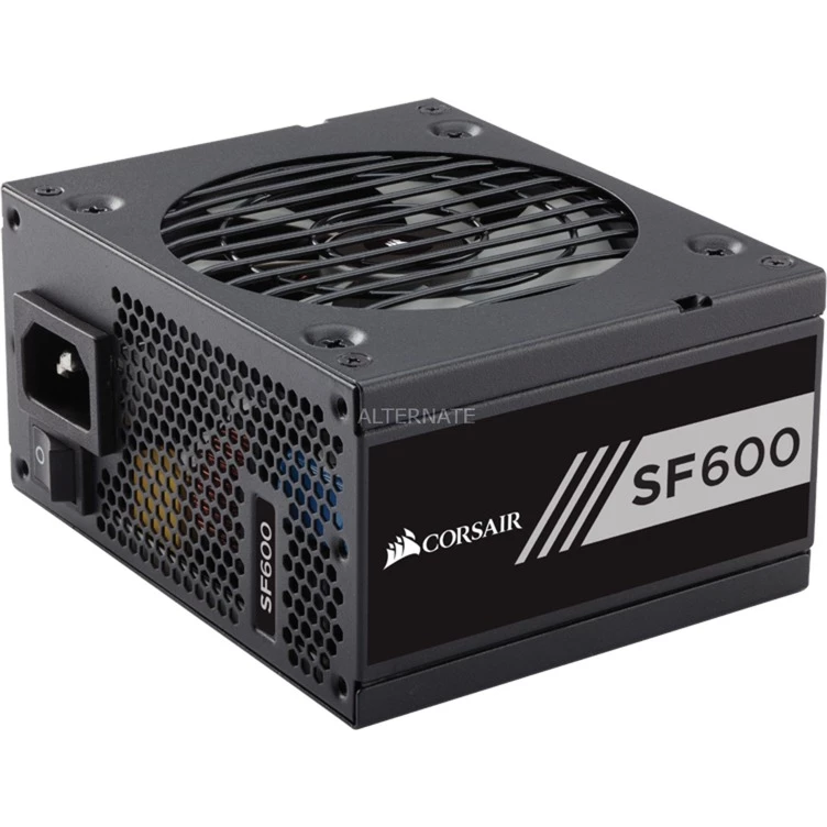Ab 500 Watt Corsair SF600 600W SFX, PC-Netzteil (schwarz, 2x PCIe, Kabel-Management, 600 Watt) 4 Ab 500 Watt Corsair SF600 600W SFX, PC-Netzteil (schwarz, 2x PCIe, Kabel-Management, 600 Watt) – Bild 2