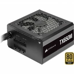 Ab 500 Watt Corsair TX650M (2021) 650W, PC-Netzteil (schwarz, 4x PCIe, Kabel-Management, 650 Watt)