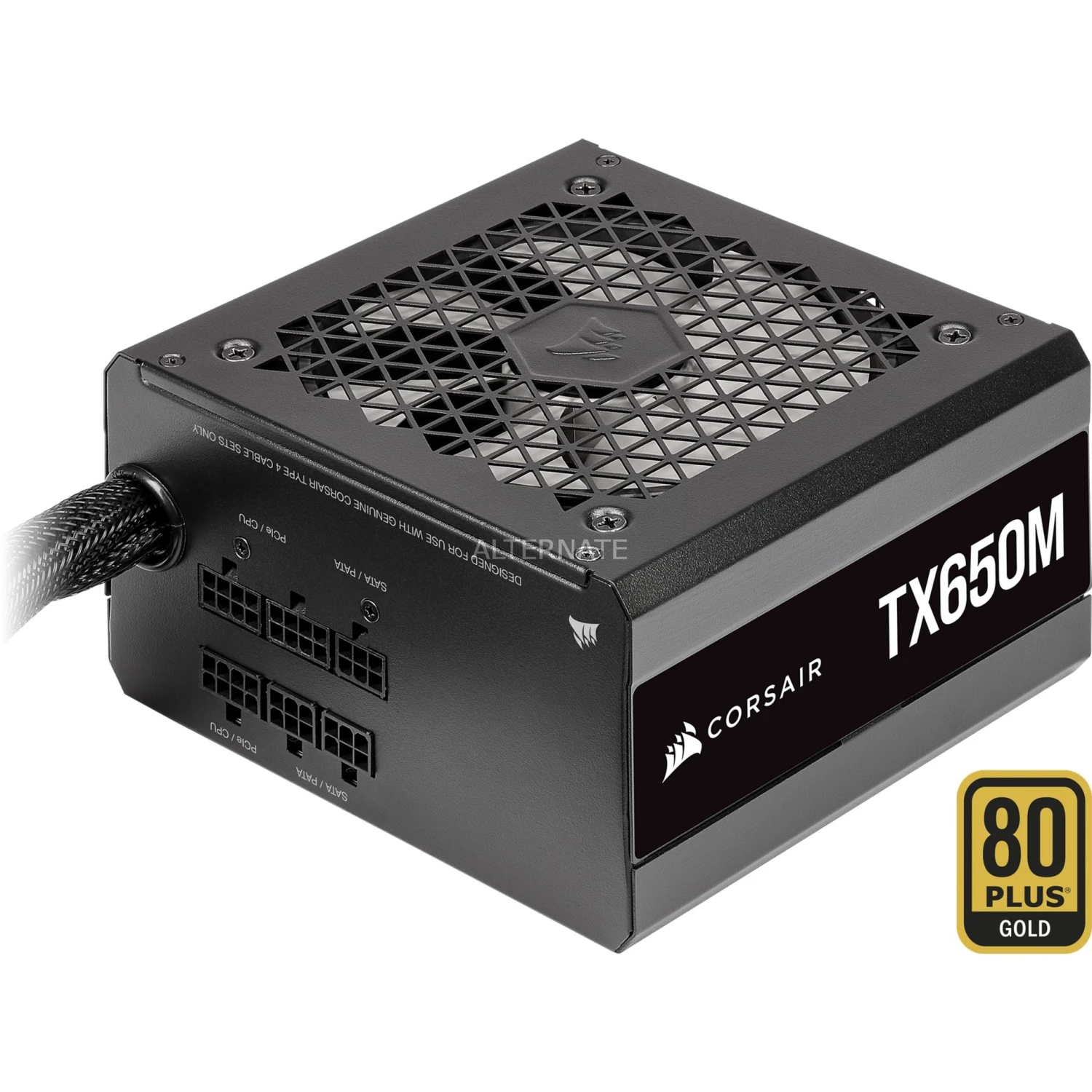 Ab 500 Watt Corsair TX650M (2021) 650W, PC-Netzteil (schwarz, 4x PCIe, Kabel-Management, 650 Watt) 3 Ab 500 Watt Corsair TX650M (2021) 650W, PC-Netzteil (schwarz, 4x PCIe, Kabel-Management, 650 Watt)