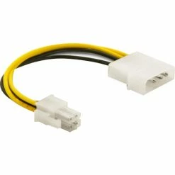Netzteilkabel DeLOCK Power 4P St.>P4 Pin Stecker, Kabel