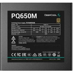 Ab 500 Watt DeepCool PQ650M 650W, PC-Netzteil (schwarz, 3x PCIe, Kabel-Management, 650 Watt) 11 Ab 500 Watt DeepCool PQ650M 650W, PC-Netzteil (schwarz, 3x PCIe, Kabel-Management, 650 Watt) -Angebote Netzteile Store DeepCool PQ650M 650W PC Netzteil@@1796657 3