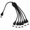 Netzteilkabel EKWB EK-D-RGB 6-Way Splitter Cable, Y-Kabel (schwarz, 300mm +/- 5mm)