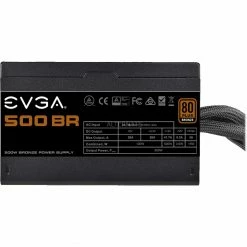 Ab 500 Watt EVGA 500 BR, 80+ BRONZE 500W, PC-Netzteil (schwarz, 2x PCIe, 500 Watt) -Angebote Netzteile Store EVGA 500 BR 80 BRONZE 500W PC Netzteil@@tn5z0006 3