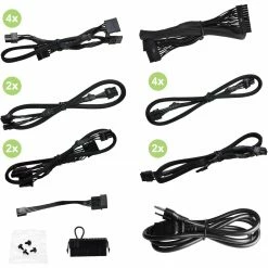 Ab 750 Watt EVGA SuperNOVA 1300 P+ 1300W, PC-Netzteil (schwarz, 4x PCIe, Kabel-Management, 1300 Watt) -Angebote Netzteile Store EVGA SuperNOVA 1300 P 1300W PC Netzteil@@1762977 5