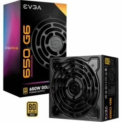 Ab 500 Watt EVGA SuperNOVA 650 G6, PC-Netzteil (schwarz, 3x PCIe, Kabel-Management, 650 Watt)