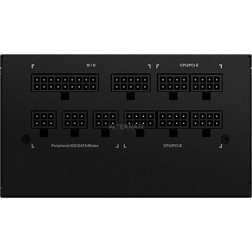 Ab 750 Watt GIGABYTE GP-UD1000GM 1000W, PC-Netzteil (schwarz, 6x PCIe, Kabel-Management, 1000 Watt) 8 Ab 750 Watt GIGABYTE GP-UD1000GM 1000W, PC-Netzteil (schwarz, 6x PCIe, Kabel-Management, 1000 Watt) – Bild 6