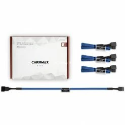 Netzteilkabel Noctua NA-SEC1 Chromax Blue, Verlängerungskabel (blau, 30cm, 4 Stück)