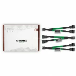 Netzteilkabel Noctua NA-SYC1 Chromax Green, Y-Kabel (grün, 3 Stück)