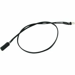 Netzteilkabel Phobya 2pin-Kabel Verlängerung, Verlängerungskabel (schwarz)
