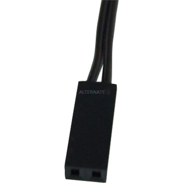 Netzteilkabel Phobya 2pin-Kabel Verlängerung, Verlängerungskabel (schwarz) 4 Netzteilkabel Phobya 2pin-Kabel Verlängerung, Verlängerungskabel (schwarz) – Bild 2