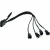 Phobya 4Pin 2,5" > 4x 3Pin (12V), Adapter (schwarz, 30cm) -Angebote Netzteile Store Phobya 4Pin 2 5 4x 3Pin 12V Adapter@@tlzvp007