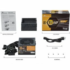 Ab 500 Watt Seasonic B12 BC-550 550W, PC-Netzteil (schwarz, 2x PCIe, 550 Watt) -Angebote Netzteile Store Seasonic B12 BC 550 550W PC Netzteil@@1690840 5