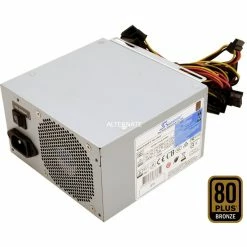 Ab 500 Watt Seasonic SSP-600ES2 Bulk 600W, PC-Netzteil (grau, 600 Watt)