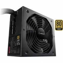 Ab 500 Watt Sharkoon WPM Gold ZERO 550W, PC-Netzteil (schwarz, 4x PCIe, Kabel-Management, 550 Watt)