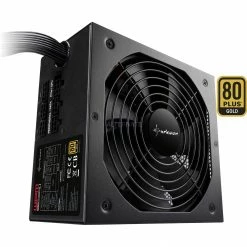 Ab 500 Watt Sharkoon WPM Gold ZERO 650W, PC-Netzteil (schwarz, 4x PCIe, Kabel-Management, 650 Watt)