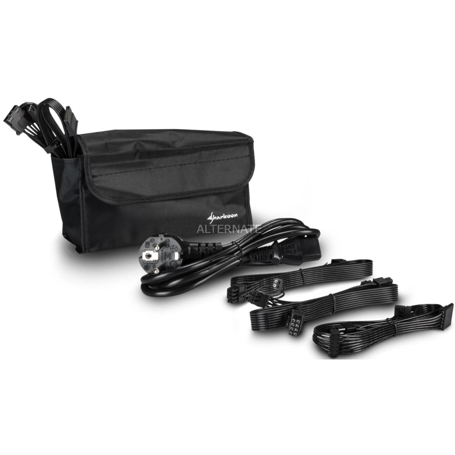 Ab 750 Watt Sharkoon WPM Gold ZERO 750W, PC-Netzteil (schwarz, 4x PCIe, Kabel-Management, 750 Watt) 6 Ab 750 Watt Sharkoon WPM Gold ZERO 750W, PC-Netzteil (schwarz, 4x PCIe, Kabel-Management, 750 Watt) – Bild 4