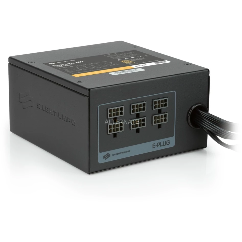 Ab 500 Watt SilentiumPC Supremo M2 Gold 550W V2, PC-Netzteil (schwarz, 2x PCIe, 550 Watt) 5 Ab 500 Watt SilentiumPC Supremo M2 Gold 550W V2, PC-Netzteil (schwarz, 2x PCIe, 550 Watt) – Bild 3