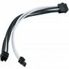 Gesleevte Kabel SilverStone PCIe Verlängerungskabel SST-PP07E-PCIBW (schwarz/weiß, 30cm)