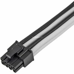 Gesleevte Kabel SilverStone PCIe Verlängerungskabel SST-PP07E-PCIBW (schwarz/weiß, 30cm) -Angebote Netzteile Store SilverStone PCIe Verl ngerungskabel SST PP07E PCIBW@@1758427 2